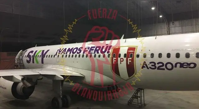 El avión que trasladrá a la selección a Brasil