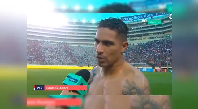 Paolo Guerrero se pronuncia tras la goleada que recibió la Selección Peruana