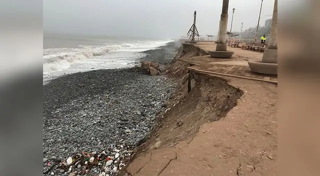 Malecón de la Costa Verde tiene estructura deteriorada