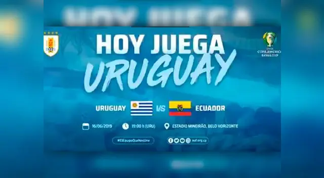 Vive el partidazo entre Uruguay vs. Ecuador EN VIVO aquí Vive el partidazo entre Uruguay vs. Ecuador EN VIVO aquí