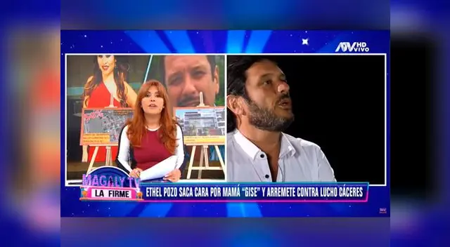 Magaly Medina critica a Lucho Cáceres