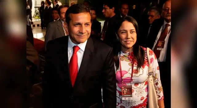 Ollanta, cuando era presidente del Perú, al lado de Nadine