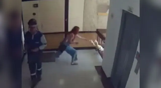 Video se viene haciendo viral en Facebook debido a la rápida reacción que tuvo la mujer por salvar la vida de su hija