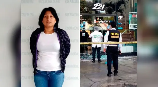 Capturan a peligrosa delincuente que robó tienda en Surco  
