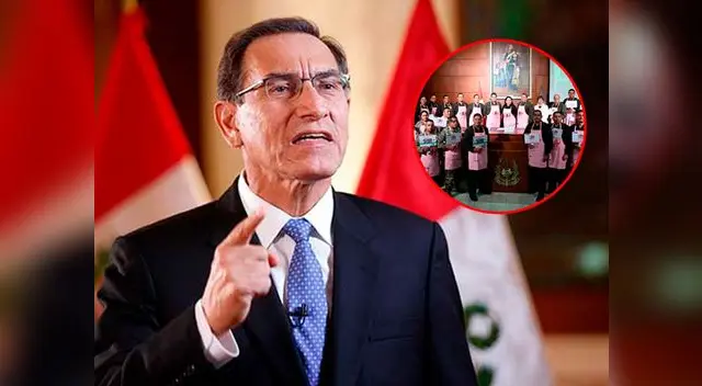 Martín Vizcarra se pronunció sobre polémica de mandiles rosados Martín Vizcarra se pronunció sobre polémica de mandiles rosados