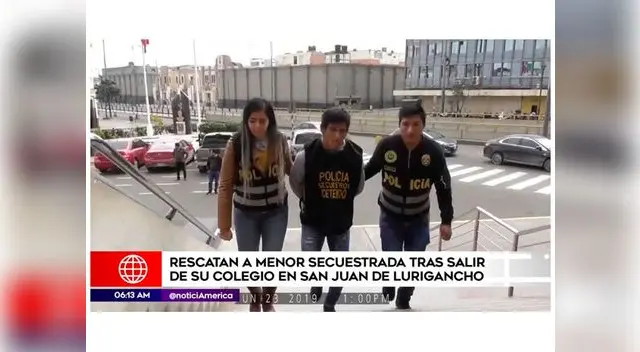 Rescatan adolescente secuestrada en San Juan de Lurigancho Rescatan adolescente secuestrada en San Juan de Lurigancho