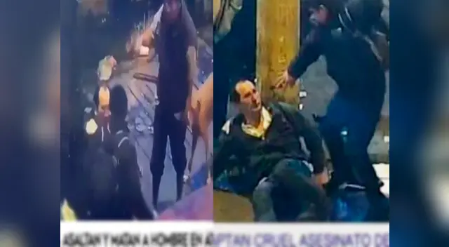 Cámaras captaron sangriento crimen Cámaras captaron sangriento crimen