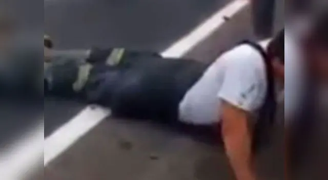 Bombero resultó con las dos piernas fracturadas