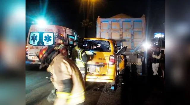 Accidente en Lurín acabó con la vida de cinco personas