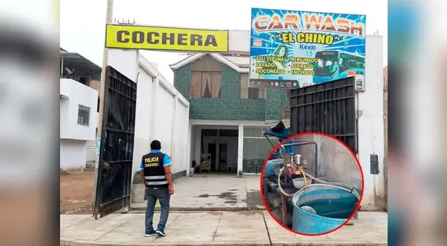 Intervienen 10 carwash clandestinos en Villa El Salvador Intervienen 10 carwash clandestinos en Villa El Salvador