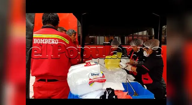Realizaron pollada para apoyar a bomberos de Carabayllo Realizaron pollada para apoyar a bomberos de Carabayllo