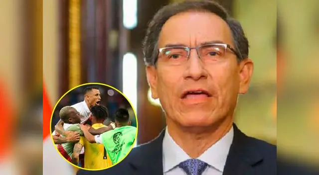 Martín Vizcarra se mostró muy emocionado por la victoria de la selección peruana por la tanda de penales