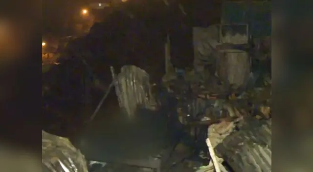 Incendio en Villa María del Triunfo acabó con la vida de un hombre Incendio en Villa María del Triunfo acabó con la vida de un hombre