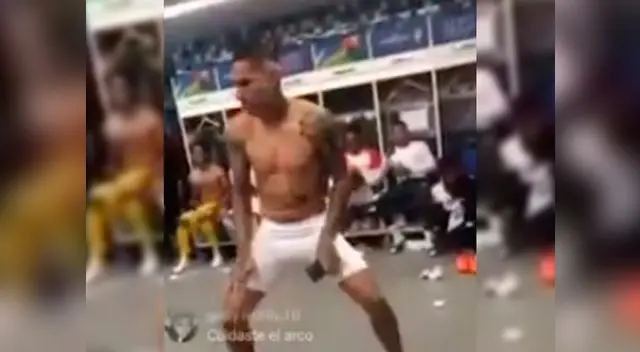 Paolo Guerrero celebra con singular bailecito triunfo peruano