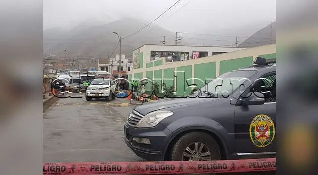 Balacera frente a colegio
