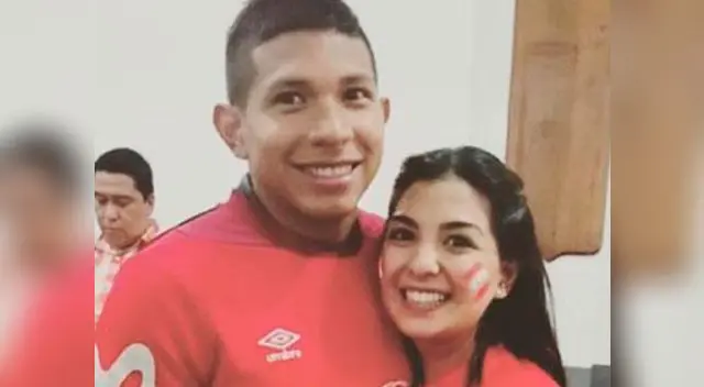 Ana Siucho, pareja de Edison Flores, se mostró muy emocionada por el desempeño de su novio en el duelo contra Chile