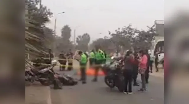 Agente PNP murió tras despistarse con su moto en Comas Agente PNP murió tras despistarse con su moto en Comas