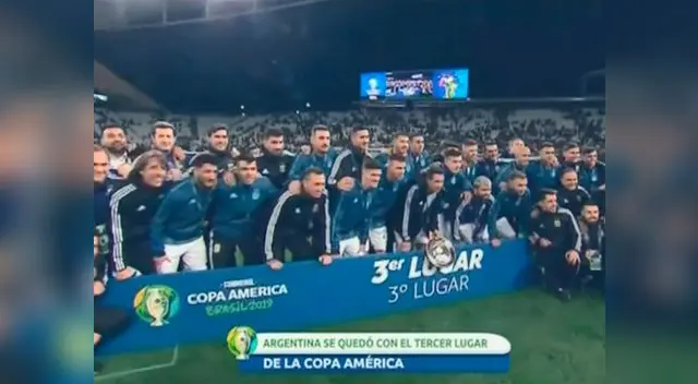 Lionel Messi no fue a recoger su medalla de bronce