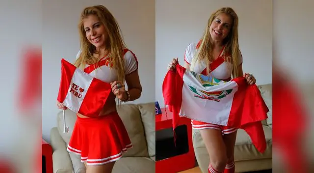 Geni Alves apoya con todo al equipo peruano contra Brasil