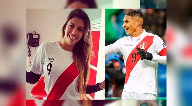 Alondra García Miró presente en el Estadio Maracaná alentando a la Bicolor