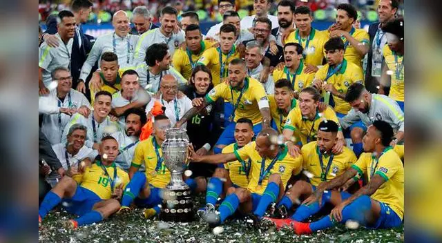 Perú hizo un gran esfuerzo, pero Brasil se quedó con la Copa América. FOTO: EFE