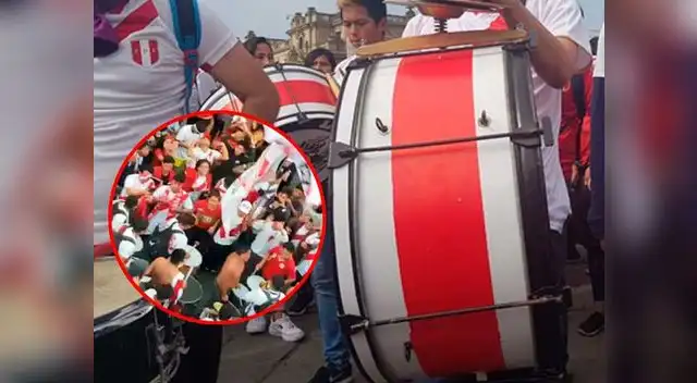Mujeres y hombres alentaron a la selección antes y después del partido Mujeres y hombres alentaron a la selección antes y después del partido