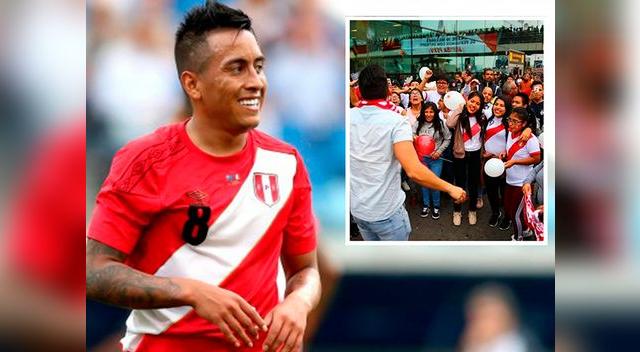 Christian Cueva protagonizó curioso momento 