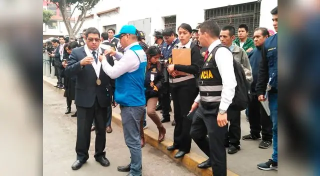 Fiscal realiza diligencia por cobro de cupos en Gamarra 