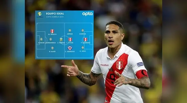 Paolo Guerrero fue el gran goleador de Perú en la Copa América