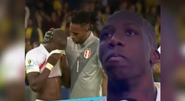 Luis Advíncula se mostró bastante afligido tras la derrota de Perú ante Brasil