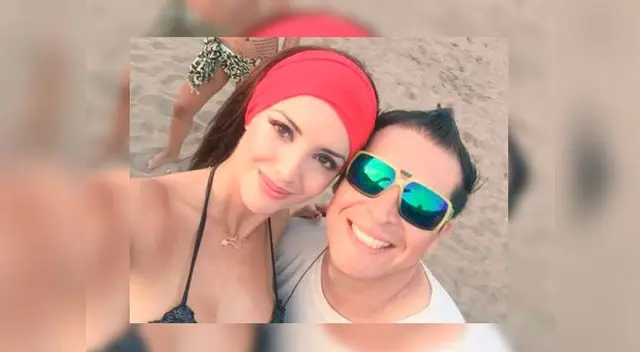 Carloncho y Rosángela, cuando eran pareja