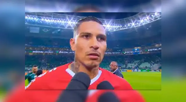 Paolo Guerrero furioso con el arbitraje tras la derrota de Inter ante Palmeiras