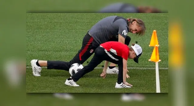 Ricardo Gareca confiesa el cariño que su nieto le tiene al Perú