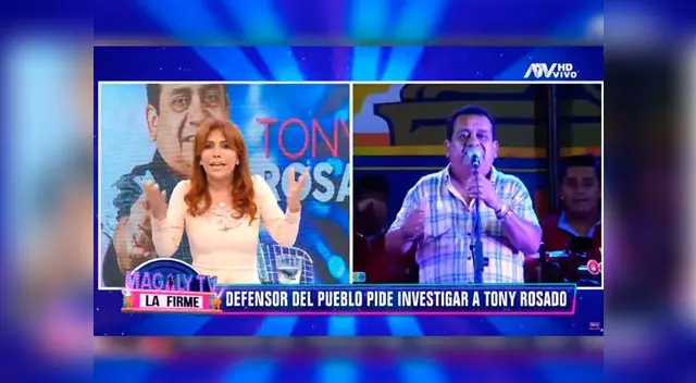 Magaly Medina arremetió contra Tony Rosado