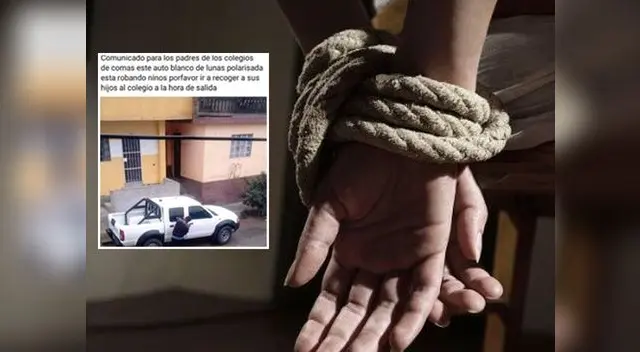 Desmientes secuestro de menores en Comas 