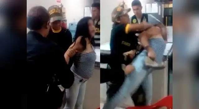 Denuncian que serenazgo y PNP agredieron a joven ebria Denuncian que serenazgo y PNP agredieron a joven ebria
