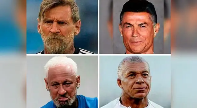 FaceApp Challenge: así lucirán Messi, Cristiano, Neymar, y otras estrellas del mundo en su vejez FaceApp Challenge: así lucirán Messi, Cristiano, Neymar, y otras estrellas del mundo en su vejez