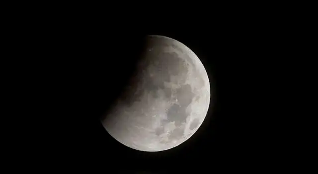 Este martes se registró el segundo y último eclipse lunar del 2019