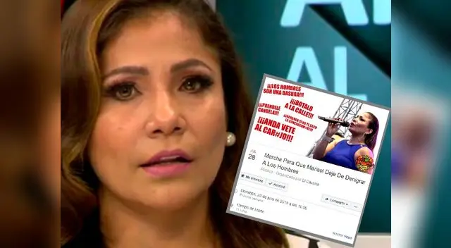 Cantante Marisol viene siendo cuestionada en Facebook y otras redes sociales Cantante Marisol viene siendo cuestionada en Facebook y otras redes sociales