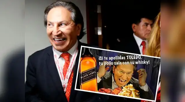 Pollería aprovechó captura de Alejandro Toledo para lanzar divertida publicación