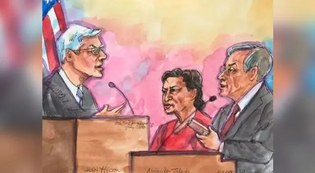 El ex presidente Alejandro Toledo se vistió de rojo en la audiencia porque es considerado peligroso