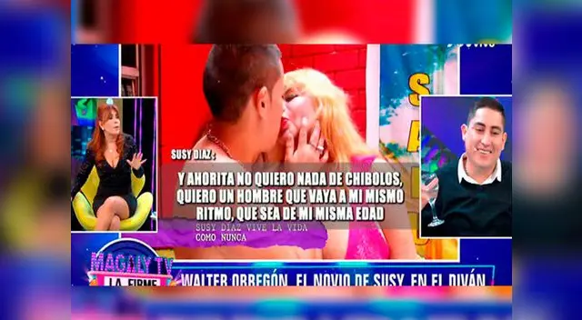 Susy Díaz se reconcilió con su pareja Walter Obregón 