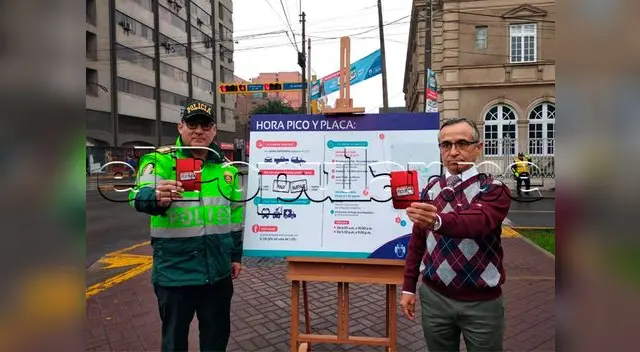 Hoy inicia sistema Pico y placa en tres ejes de Lima Hoy inicia sistema Pico y placa en tres ejes de Lima