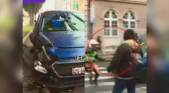 Conductor ebrio casis atropella a suboficial PNP Conductor ebrio casis atropella a suboficial PNP