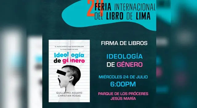 Desmienten actividad de colectivo Con mis hijos no te metas en la FIL