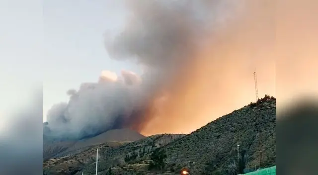 Se registra nueva explosión en el volcán Ubinas Se registra nueva explosión en el volcán Ubinas