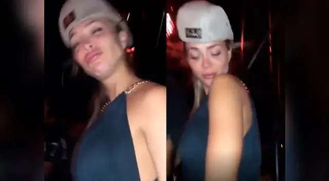 Sheyla Rojas es grabada en completo estado de ebriedad por millonario libanés