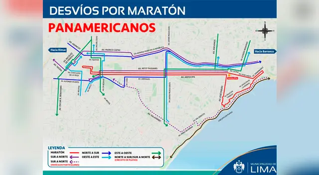 Conoce el plan vial de Los Juegos Panamericanos Lima 2019