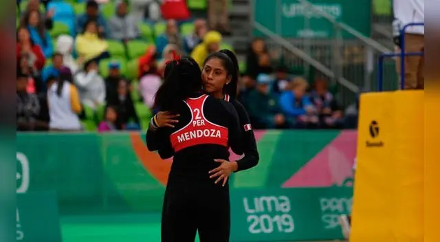 La dupla peruana en vóley playa Lisbeth Allca y Alexandra Mendoza estuvo imparable