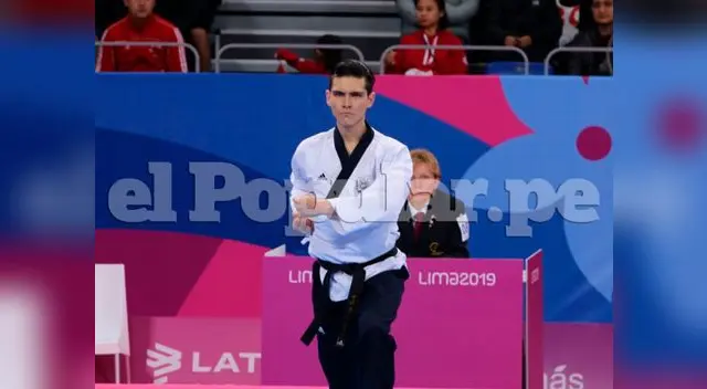 Hugo Del Castillo consiguió la primera medalla para Perú en Taekwondo